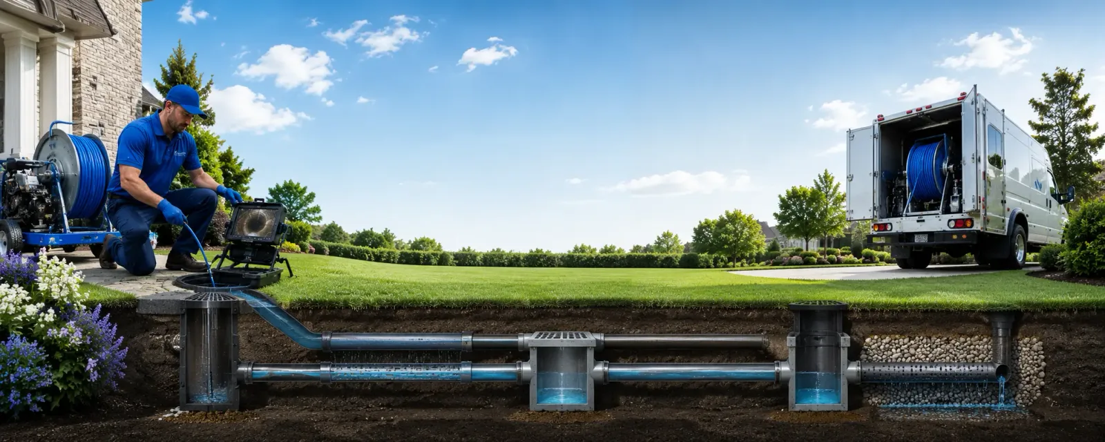 Outdoor drain cleaning information for Peosta, IA